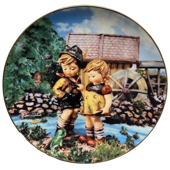 Lot of 4 MI Hummel Danbury Mint Little Companions Vintage Collector Plates - Picture 5 of 5